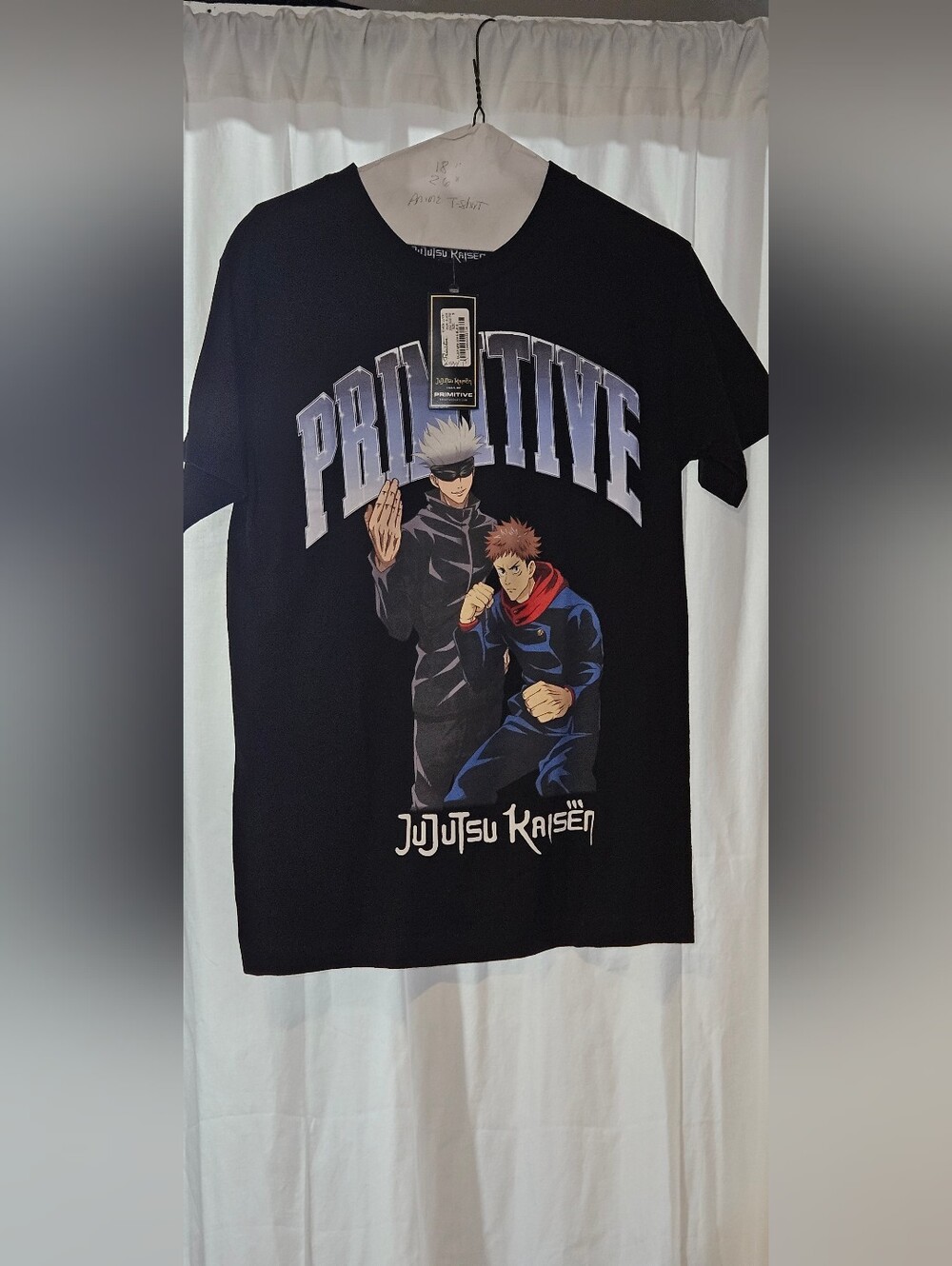 Primitive New Black Tee Shirt Size Small